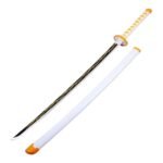 Demon Slayer Anime Zenitsu 104 cm Wooden Katana Sword