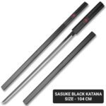 Naruto Anime Sasuke Black 104 cm Wooden Katana Sword