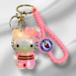 Hello Kitty (Pink) PVC Shinning Premium 3D Keychain(PK-10)