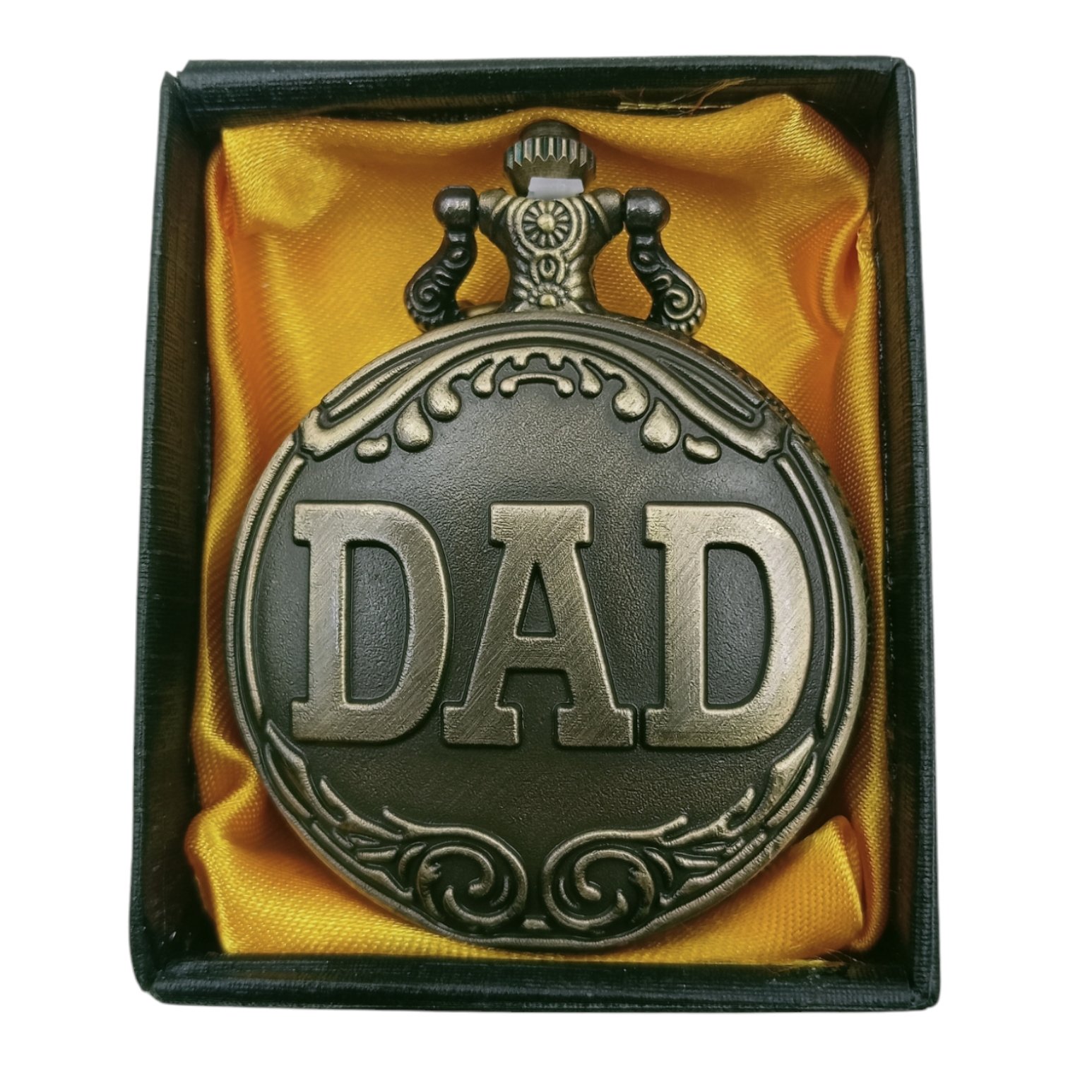 PW-02-1.jpg Dad Pocket Watch Metallic Keychain Style 1 - Image 1