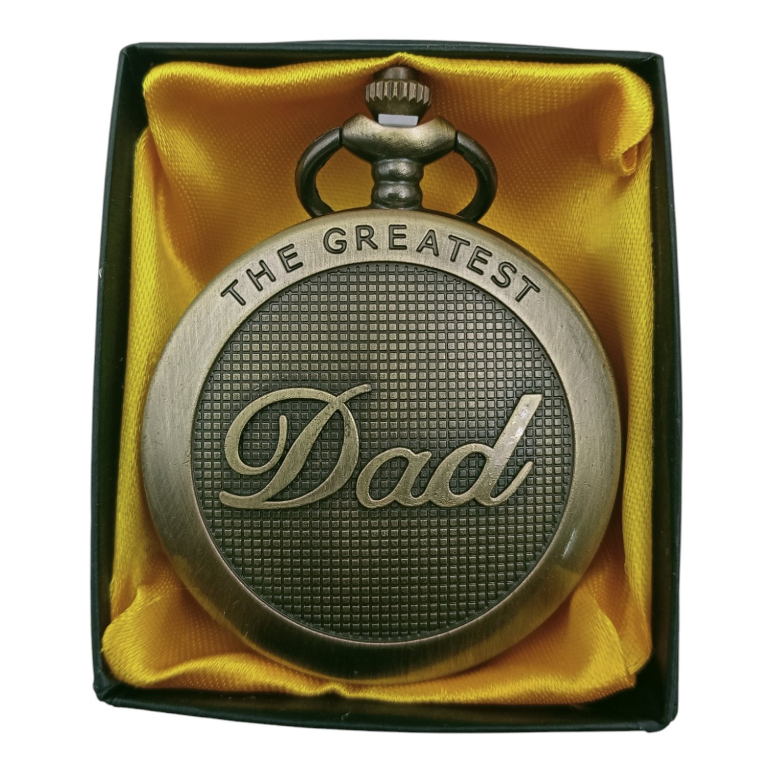 PW-03-1.jpg The Greatest Dad Pocket Watch Metallic Keychain - Image 1