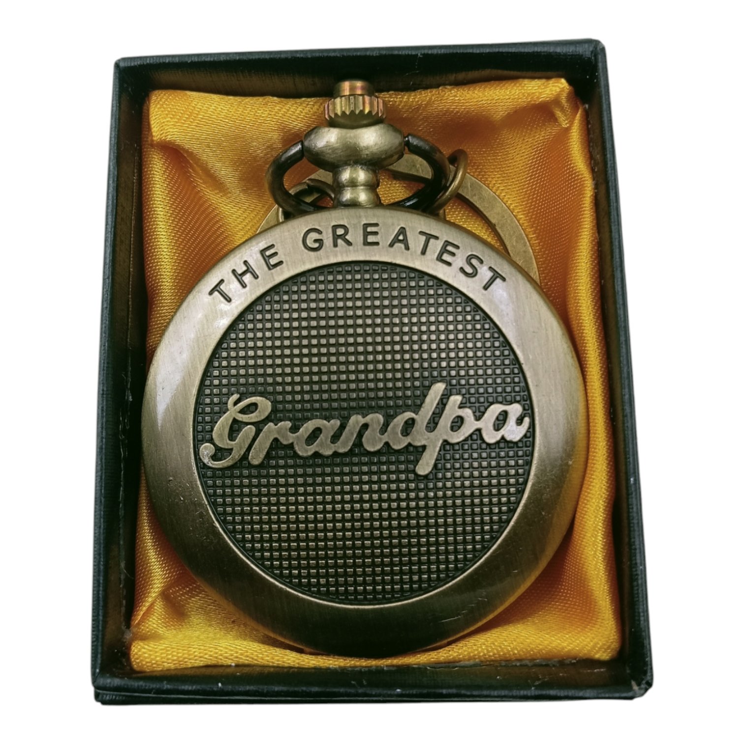 PW-04-1.jpg The Greatest Grandpa Pocket Watch Metallic Keychain - Image 1