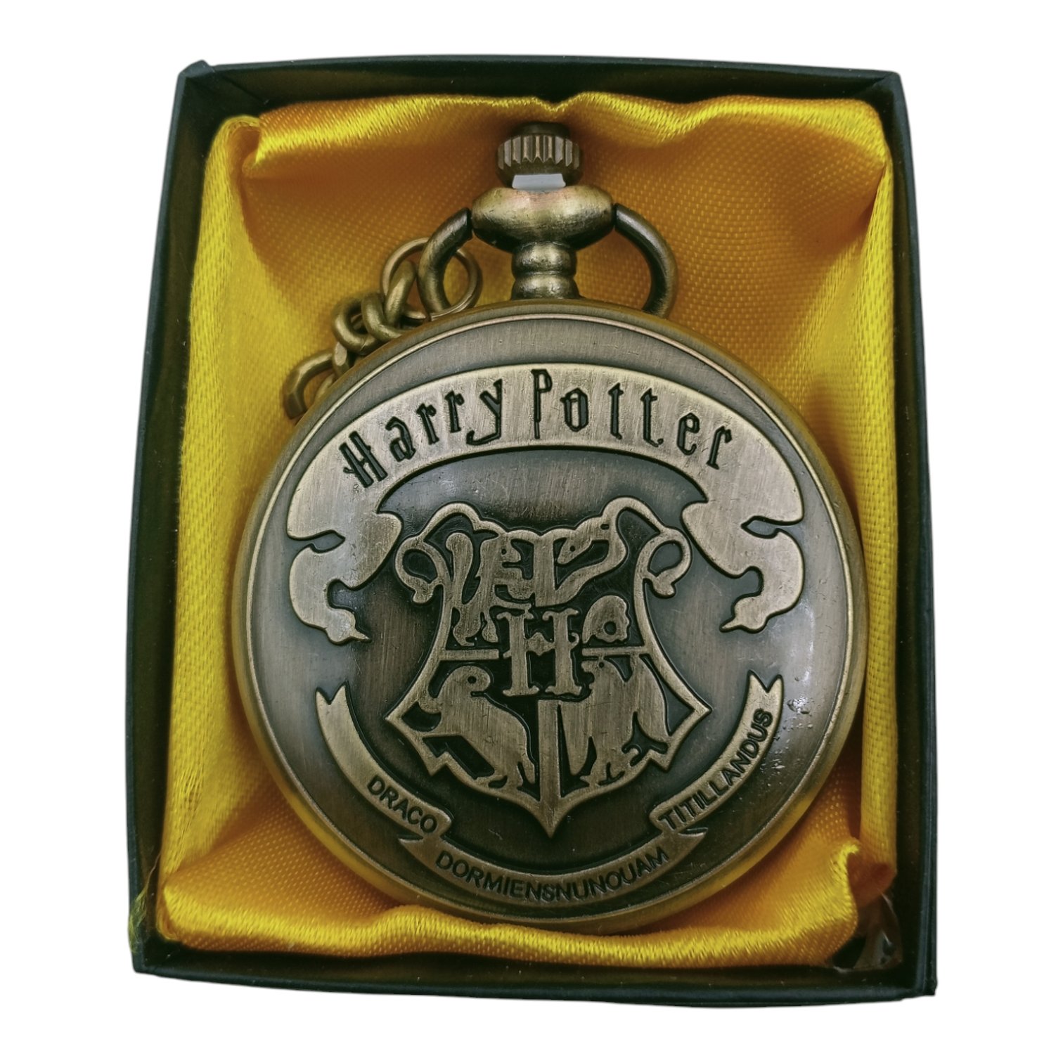 PW-09-1.jpg Harry Potter Pocket Watch Metallic Keychain Style1 - Image 1