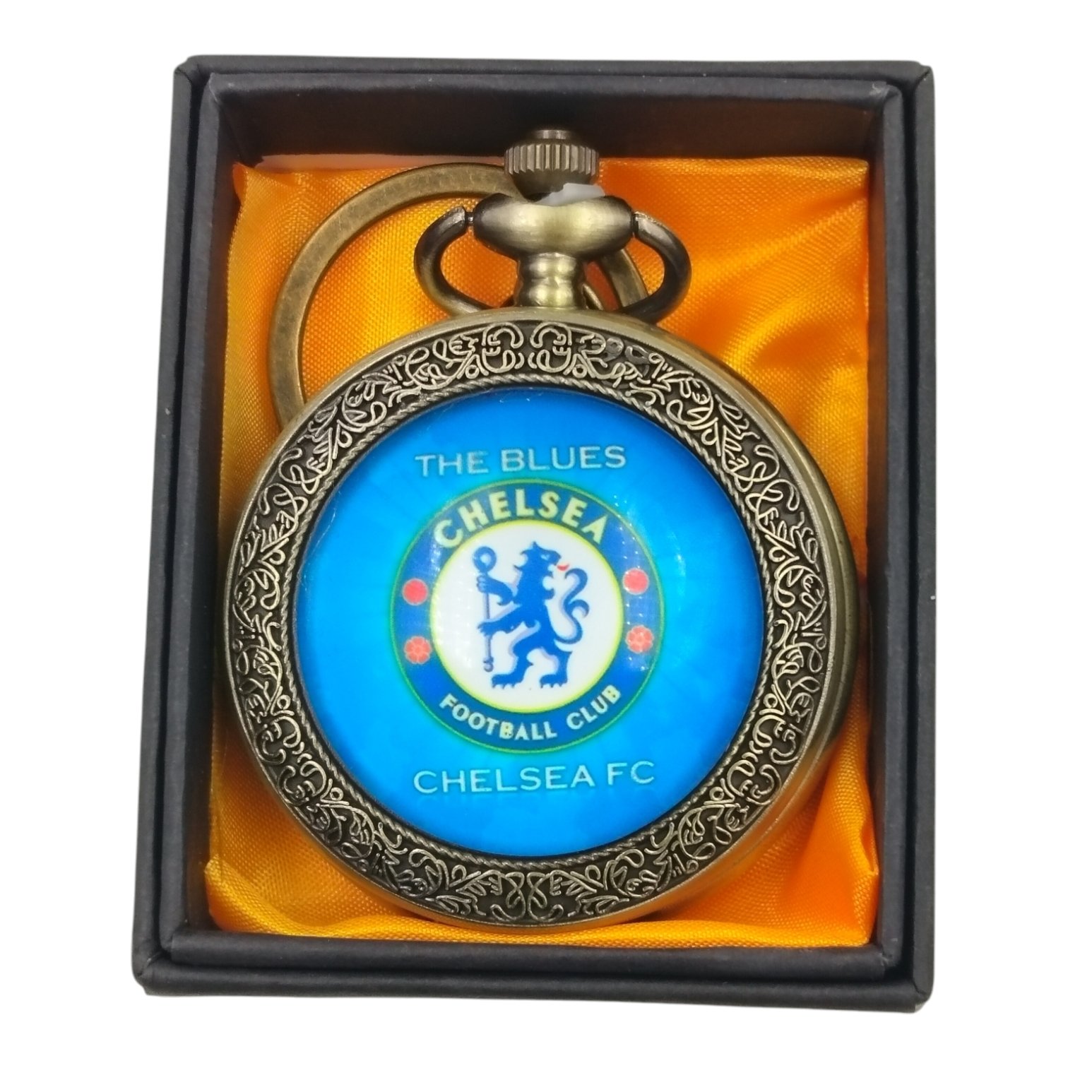 PW-122-1.jpg Chelsea Pocket Watch Metallic Keychain - Image 1