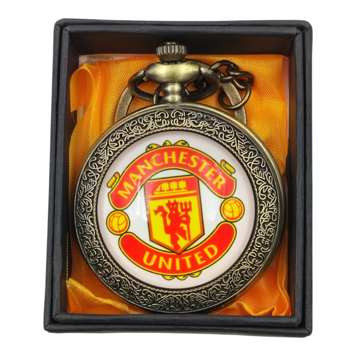 PW-124-1.jpg Manchester Pocket Watch Metallic Keychain - Image 1