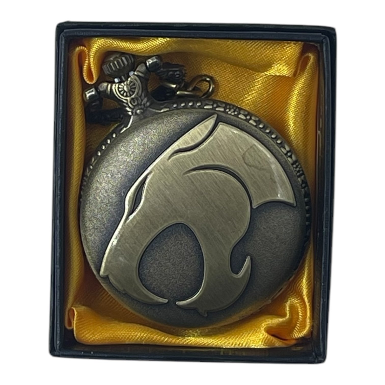 PW-132-1.jpeg Thundercats Logo Pocket Watch Metallic Keychain - Image 1