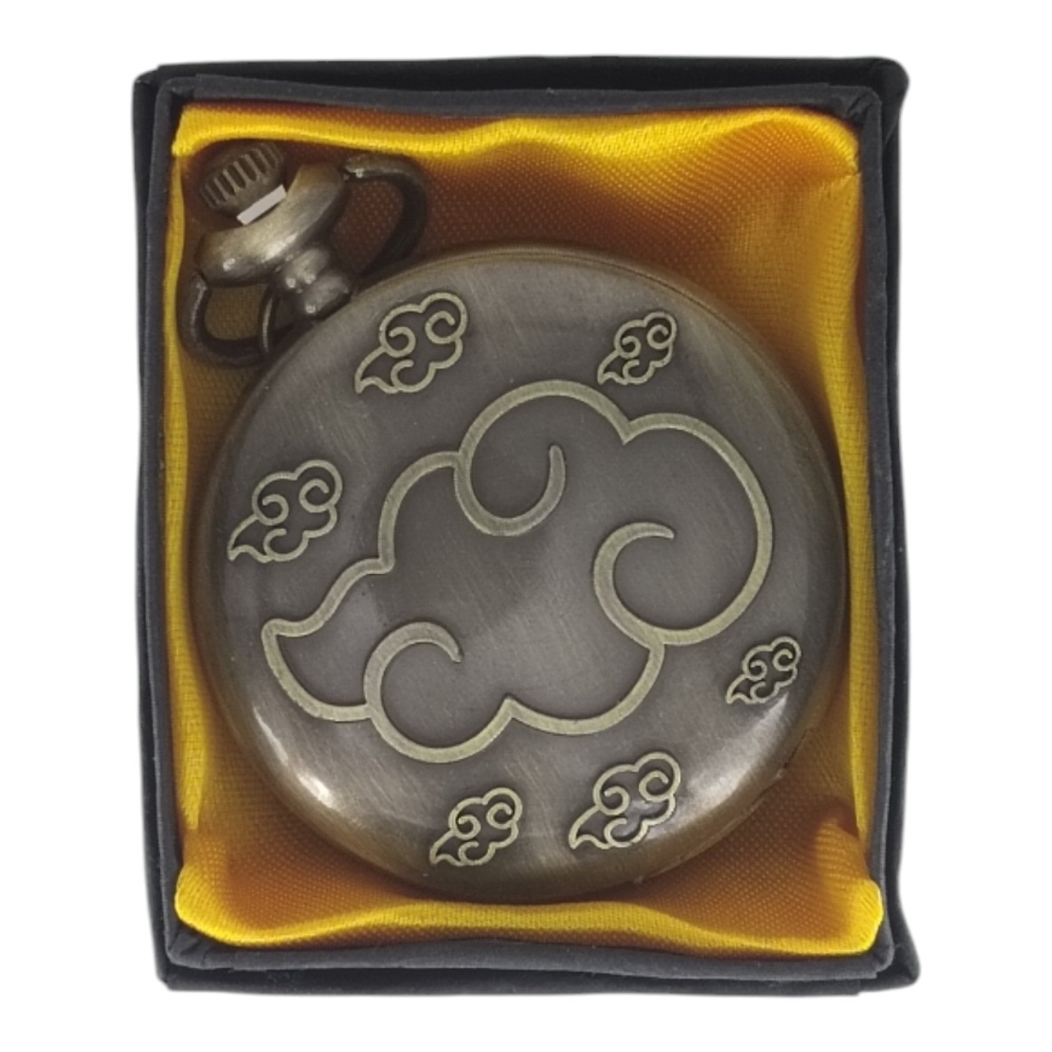 PW-19-1.jpg Naruto Pocket Watch Metallic Keychain Style4 - Image 1