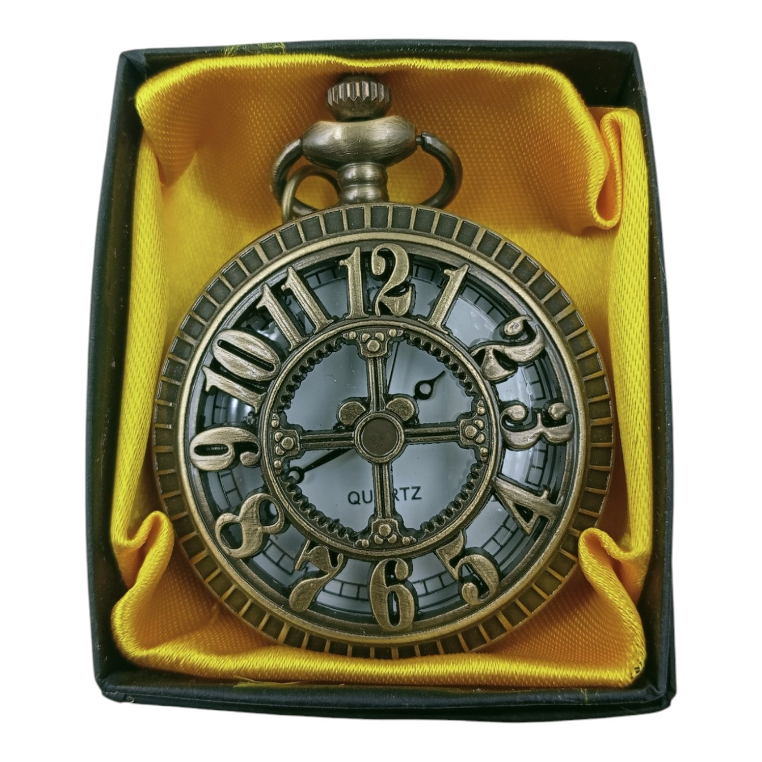PW-40-1.jpg Numeric Design Pocket Watch Metallic Keychain Style1 - Image 1