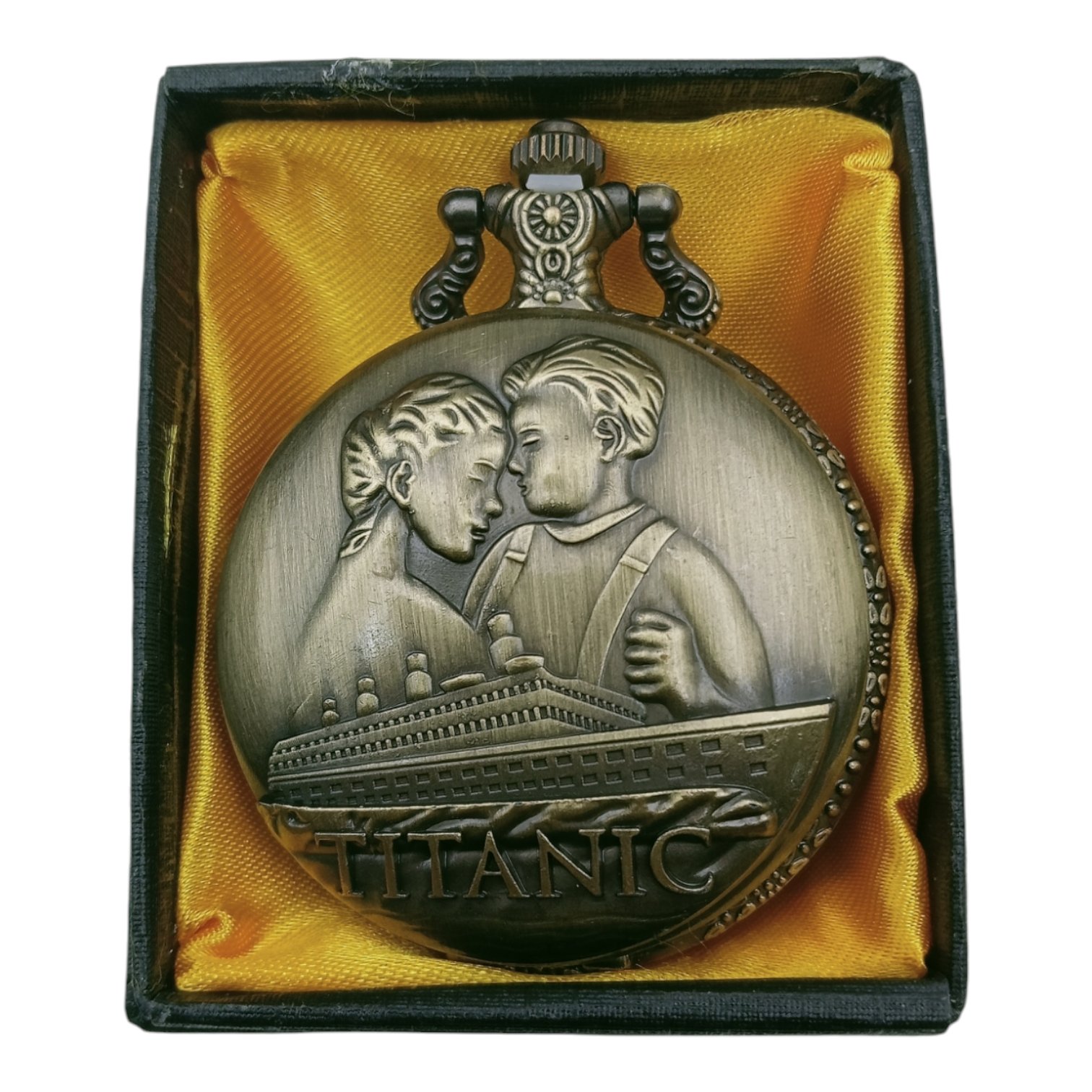 PW-56-1.jpg Titanic Pocket Watch Metallic Keychain - Image 1