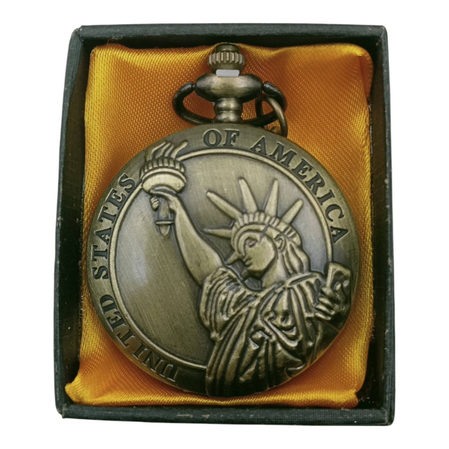 PW-57-1.jpg USA Pocket Watch Metallic Keychain - Image 1