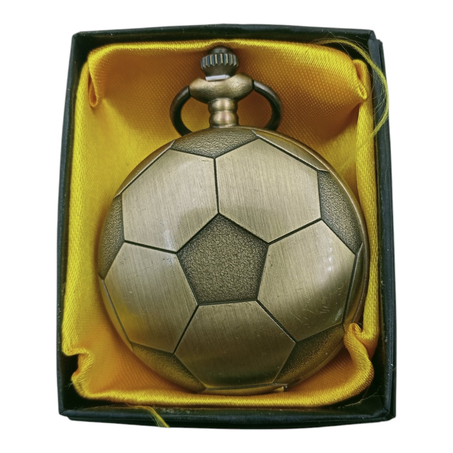PW-61-1.jpg Football Pocket Watch Metallic Keychain - Image 1