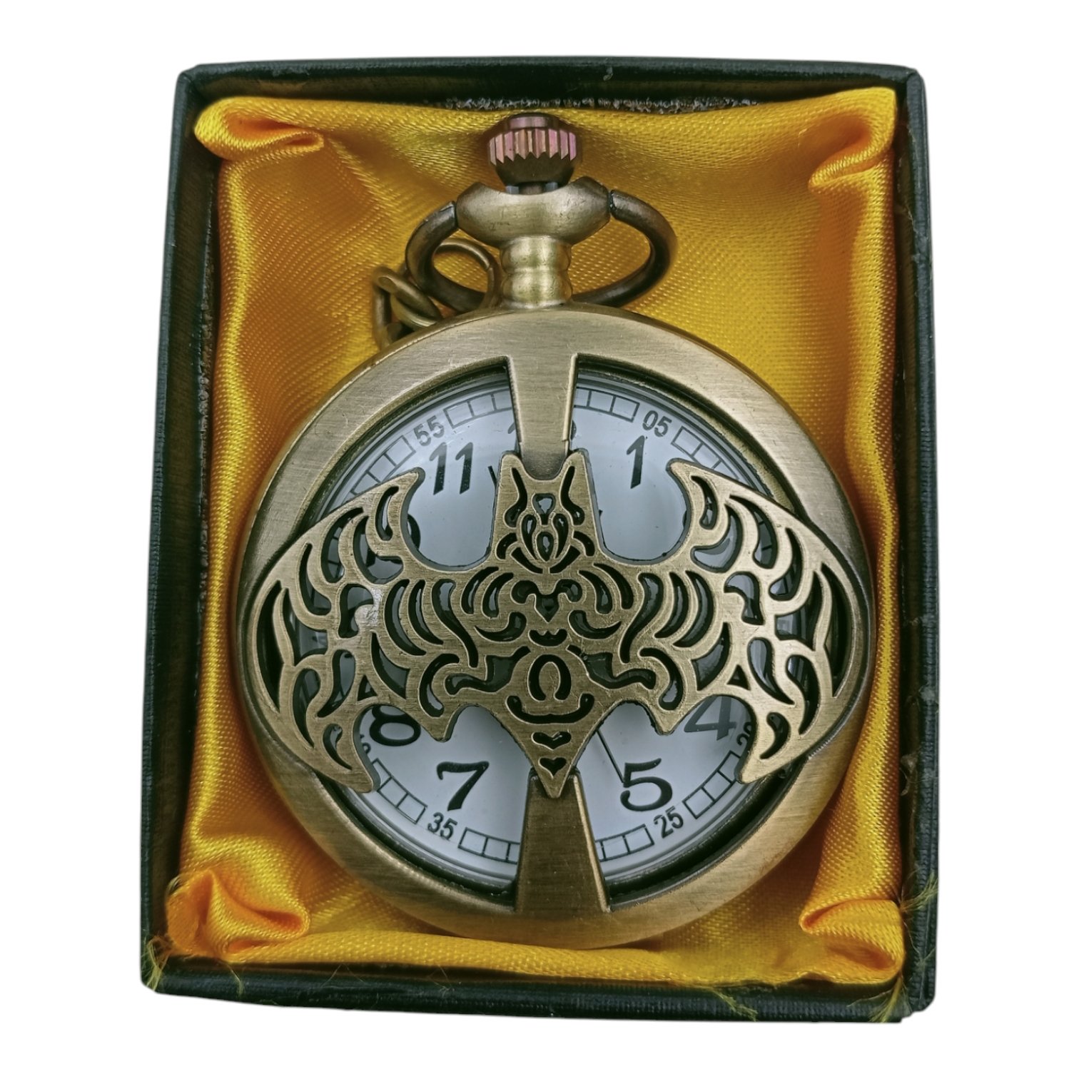 PW-79-1.jpg Batman Pocket Watch Metallic Keychain Style1 - Image 1