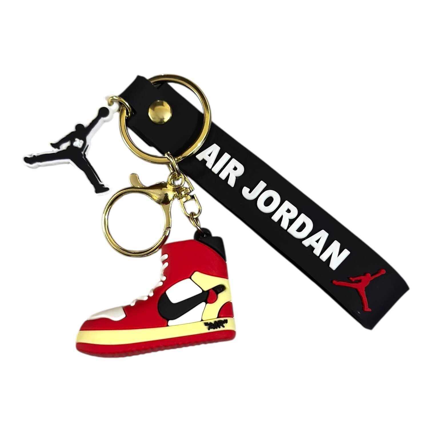 RK-147-1.jpeg Red Air Jordan Shoes 3D Keychain – Accessory for Bags, Keys, Backpacks (RK-147) - Image 1