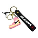Pink Air Jordan Shoes 3D Keychain – Accessory for Bags, Keys, Backpacks (RK-148)