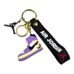 Puple Air Jordan Shoes 3D Keychain – Accessory for Bags, Keys, Backpacks (RK-150)