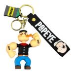 Popeye 3D Cartoon Character Keychain – Accessory for Bags, Keys, Backpacks (RK-154)