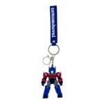Transformers Anime 3D Transformers Keychain – Anime Accessory for Bags, Keys, Backpacks (Blue)