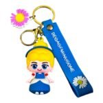 Cinderella Disney Princess 3D Keychain – Anime Accessory for Bags, Keys, Backpacks (RK-210)