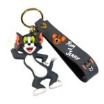Tom 3D Cartoon Character Keychain – Anime Accessory for Bags, Keys, Backpacks (RK-244)