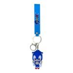 Sonic 3D Cartoon Character Keychain – Anime Accessory for Bags, Keys, Backpacks