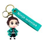 Demon Slayer Anime 3D Tanjiro Keychain – Anime Accessory for Bags, Keys, Backpacks (RK-266)