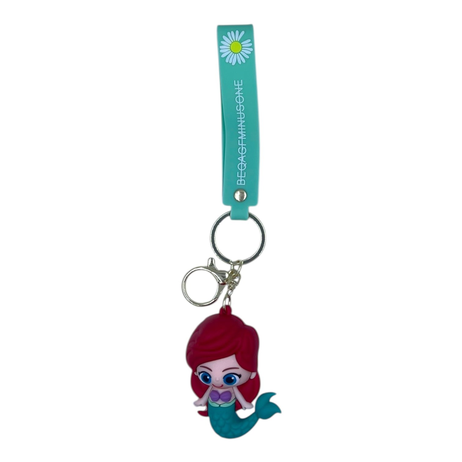RK-44.jpeg Disney Princess 3D The Little Mermaid Keychain – Anime Accessory for Bags, Keys, Backpacks - Image 1