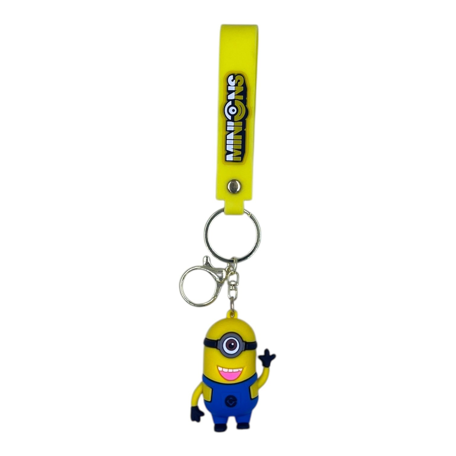 RK-49.jpeg Minions 3D Cartoon Character Keychain – Anime Accessory for Bags, Keys, Backpacks - Image 1
