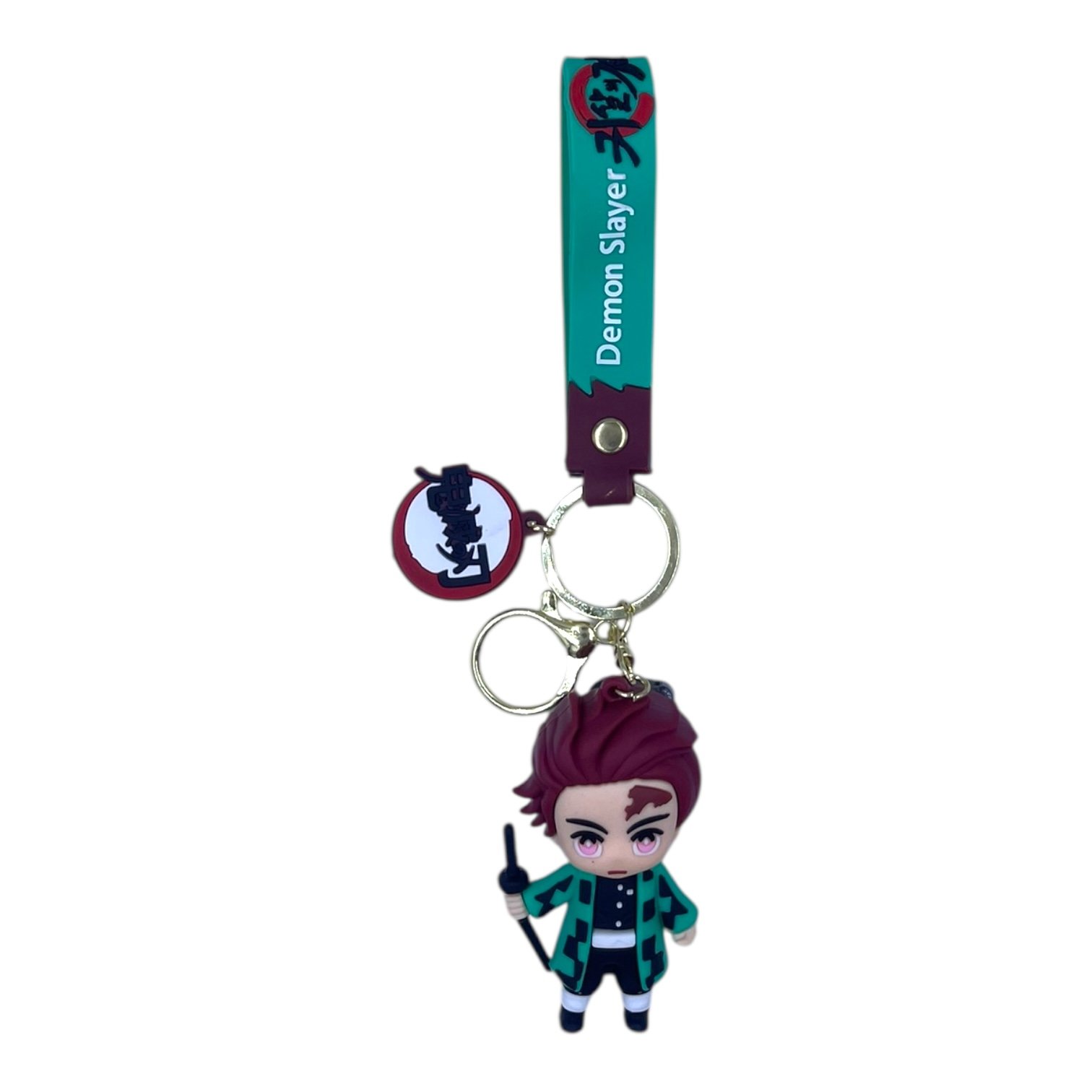 RK-50.jpeg Demon Slayer Anime 3D Tanjiro Keychain – Anime Accessory for Bags, Keys, Backpacks - Image 1