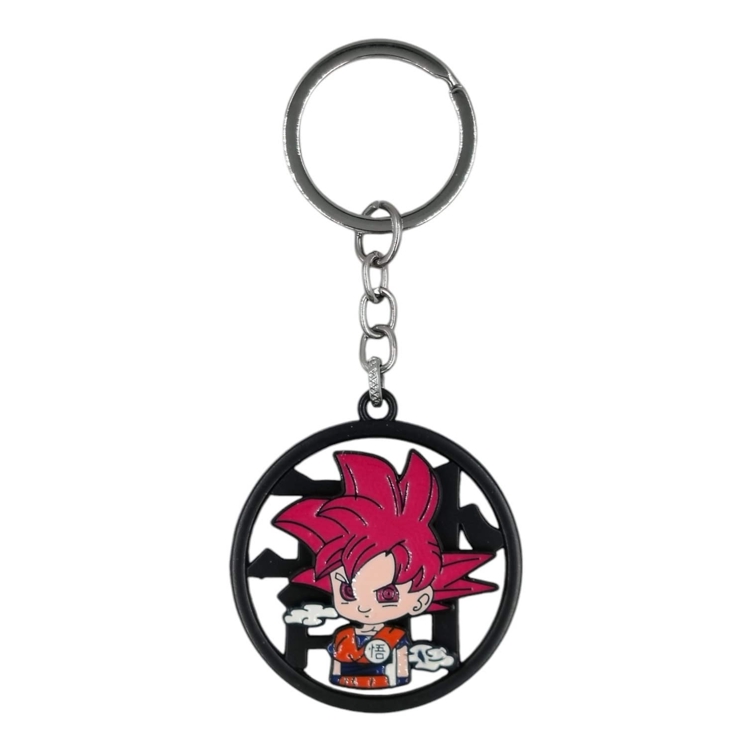 SK-07-1.jpg DragonBallz Goku Spinning Metallic Keychain (Design 3) - Image 1