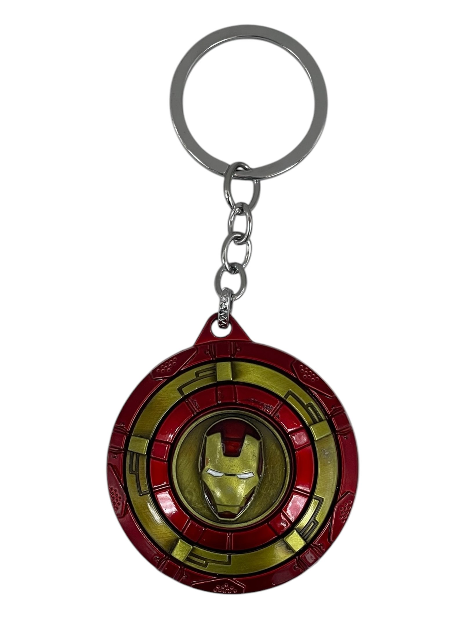 SK-110.jpeg Ironman Spinning Metallic Keychain (Design 3) - Image 1