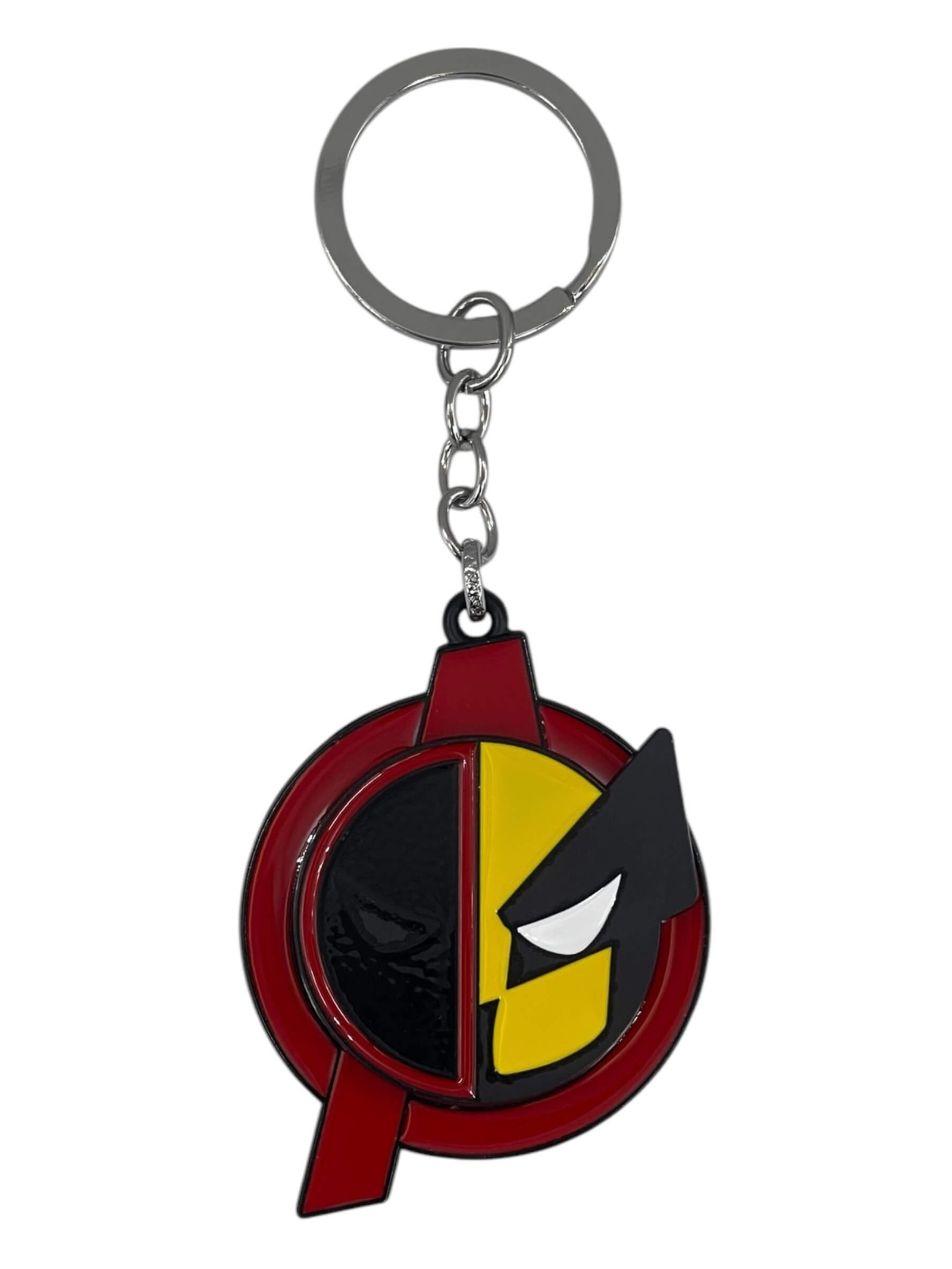 SK-118.jpeg Deadpool-Wolverine Spinning Metallic Keychain (Design 2) - Image 1