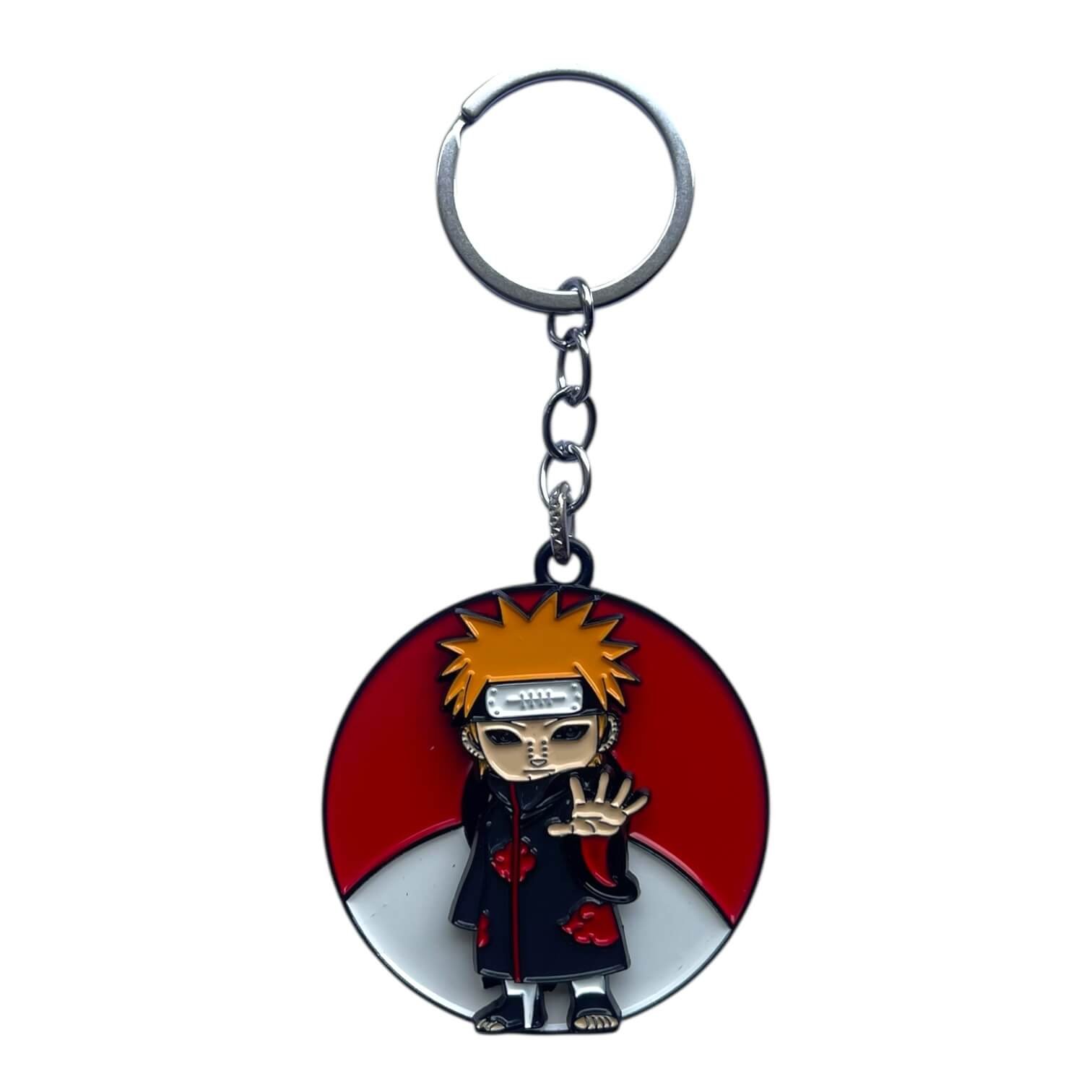 SK-128-1.jpeg Naruto Anime Pain Spinning Metallic Keychain (Design 13) - Image 1
