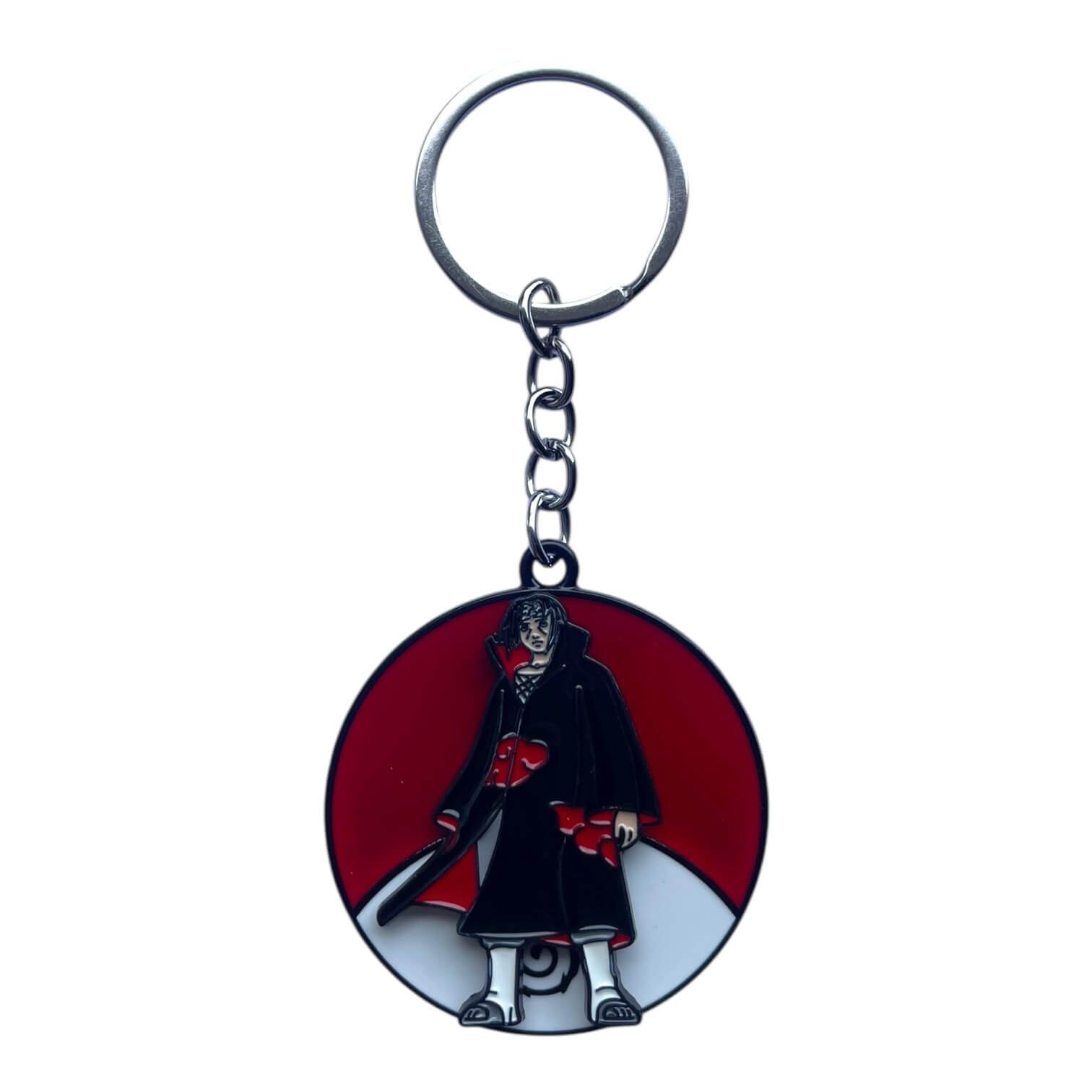 SK-129-1.jpeg Naruto Anime Itachi Spinning Metallic Keychain (Design 14) - Image 1
