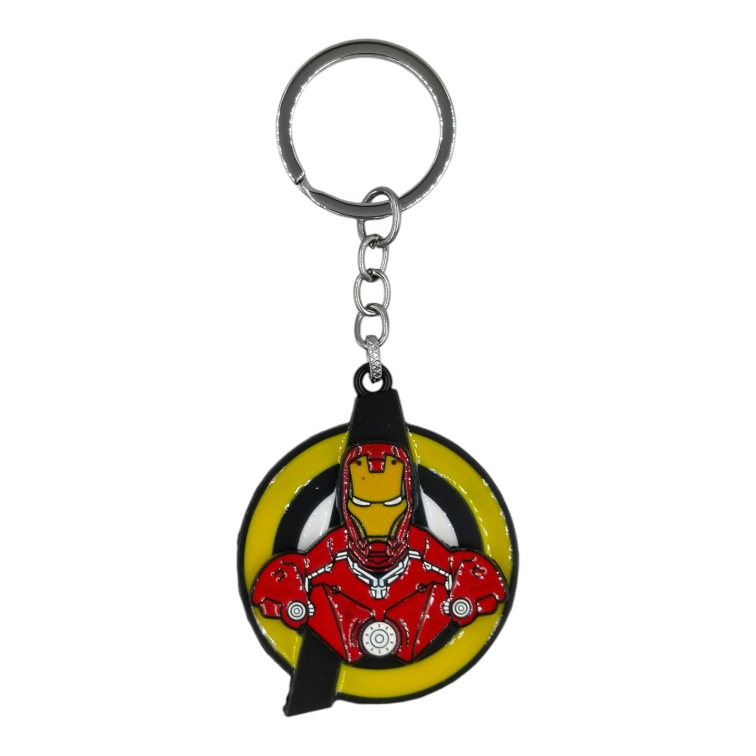 SK-43-1.jpg Ironman Spinning Metallic Keychain (Design 1) - Image 1