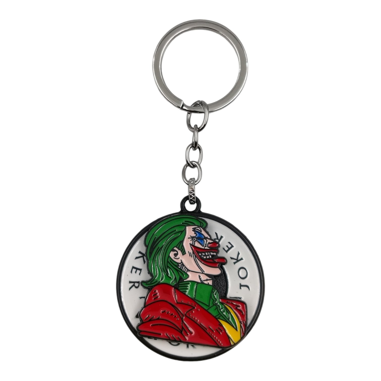 SK-48-1.jpg Joker Spinning Metallic Keychain - Image 1