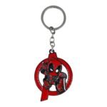 Deadpool Spinning Metallic Keychain (Design 1)