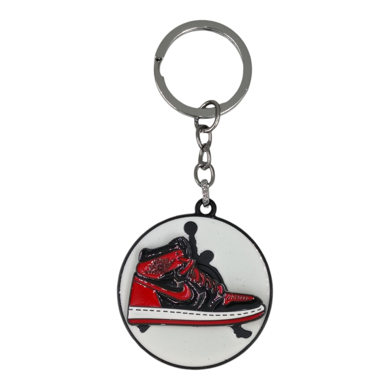 SK-65-1.jpg Shoe Spinning Metallic Keychain - Image 1