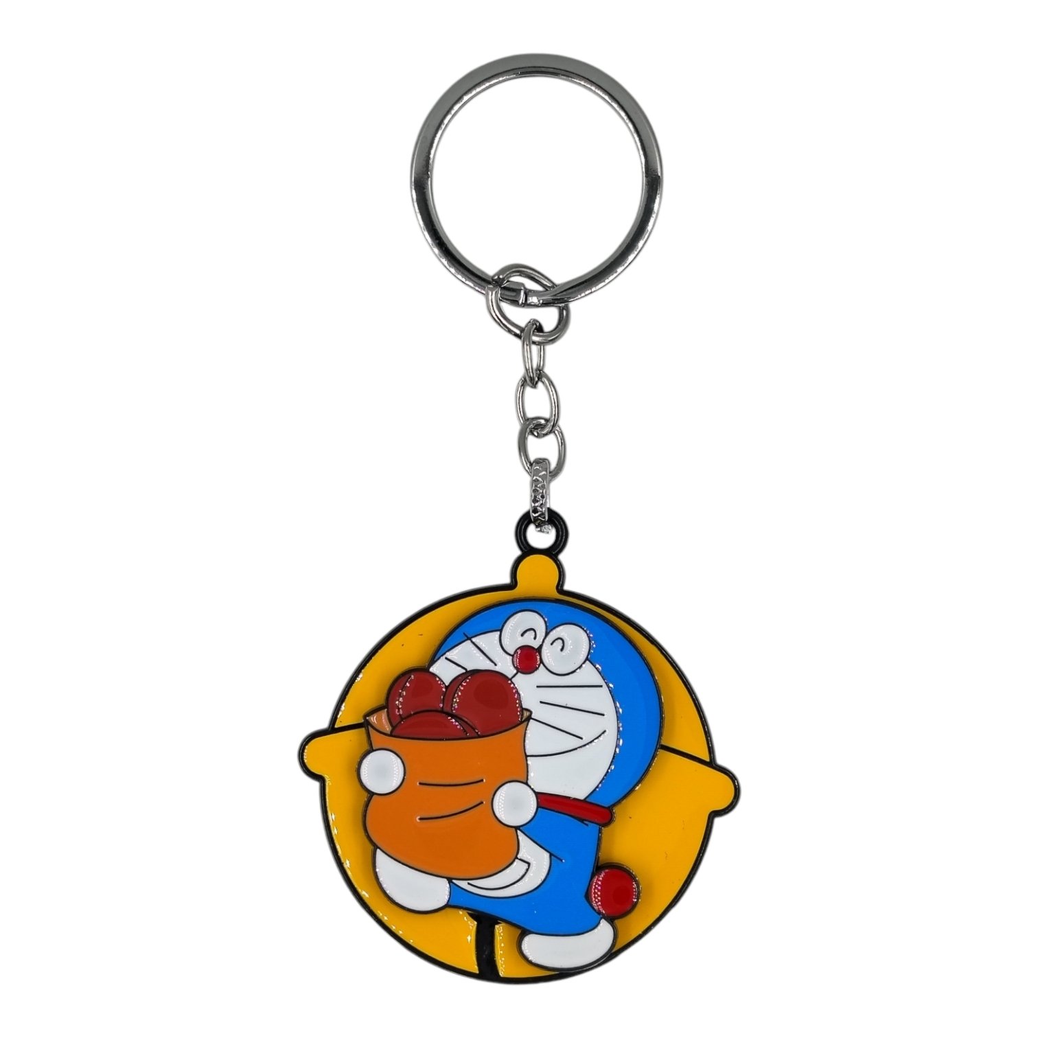 SK-78-1.jpg Doraemon Spinning Metallic Keychain (Design 2) - Image 1