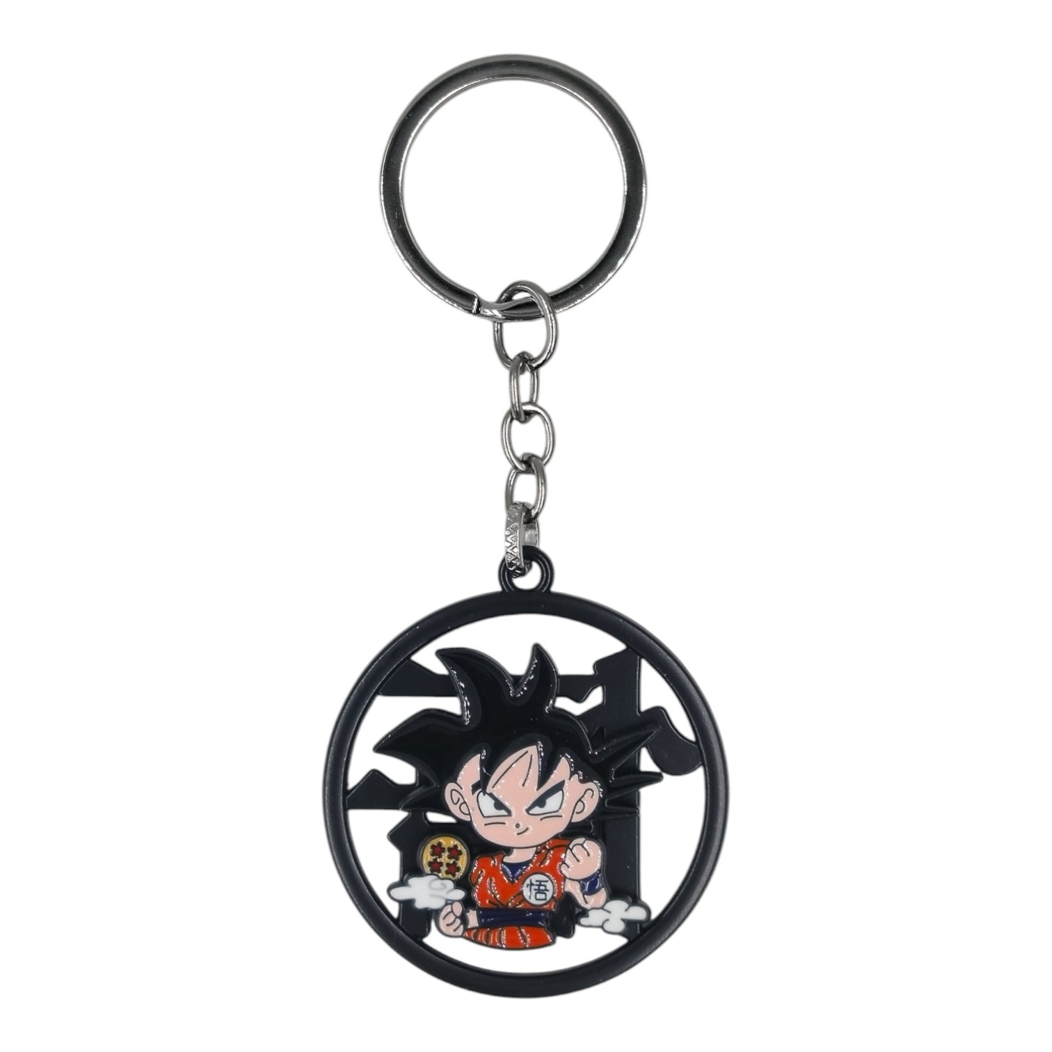 SK-85-1.jpg DragonBallz Goku Spinning Metallic Keychain - Image 1