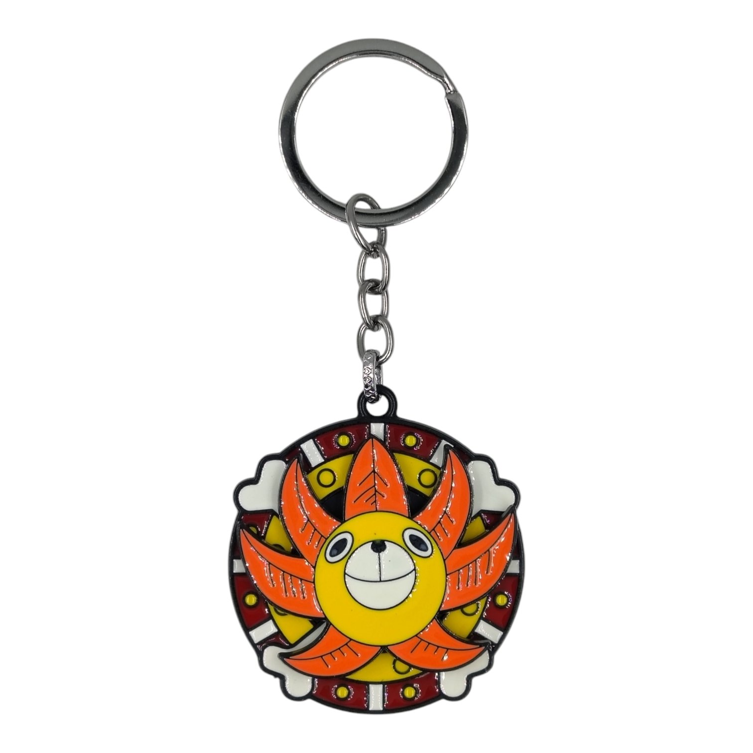 SK-86-1.jpg OnePiece Sunny Spinning Metallic Keychain - Image 1